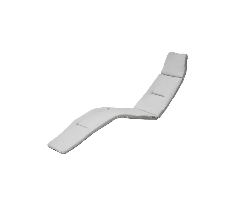 Sunrise sunchair, Cushion by Cane-line in Light grey, Natté w/QuickDry & Airflow – product photo 3 of 3