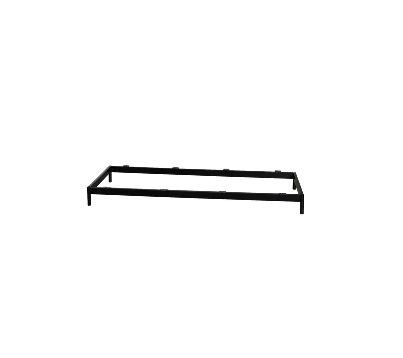 Aura frame module, 2-seater module by Cane-line in Black, metal – product photo