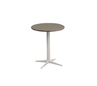 Drop café table dia. 45 cm van Cane-line in Sand, Aluminium, Taupe, semi glossy aluminium – productfoto 2 van 2