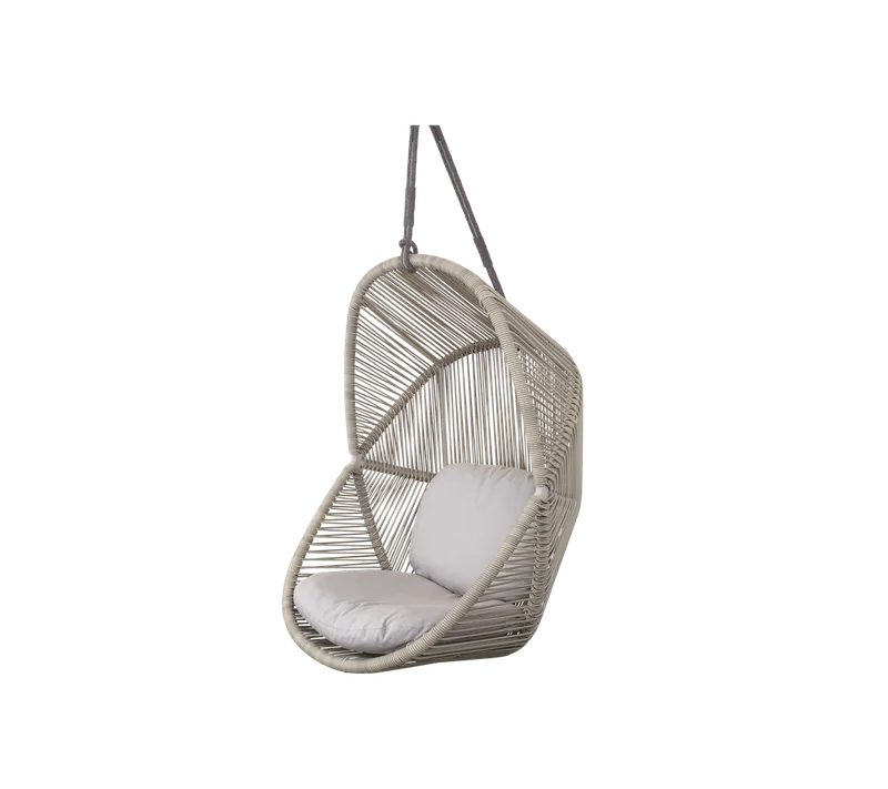 Hive chair by Cane-line in Sand, small round core Weave, Taupe, string Soft Rope, Sand, AirTouch w/QuickDry & Airflow – product photo