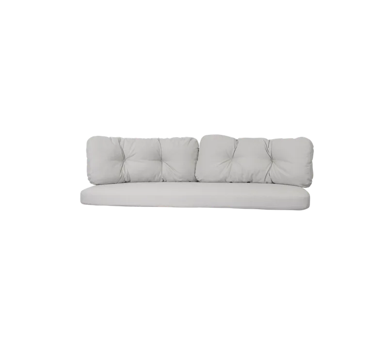 Ocean large 3-seater sofa, Cushion set by Cane-line in White grey, Link w/QuickDry & Airflow – product photo 2 of 2