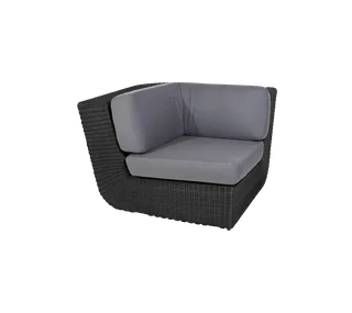 Savannah corner module, Cushion set by Cane-line in White, Natté w/QuickDry & Airflow – product photo 1 of 2
