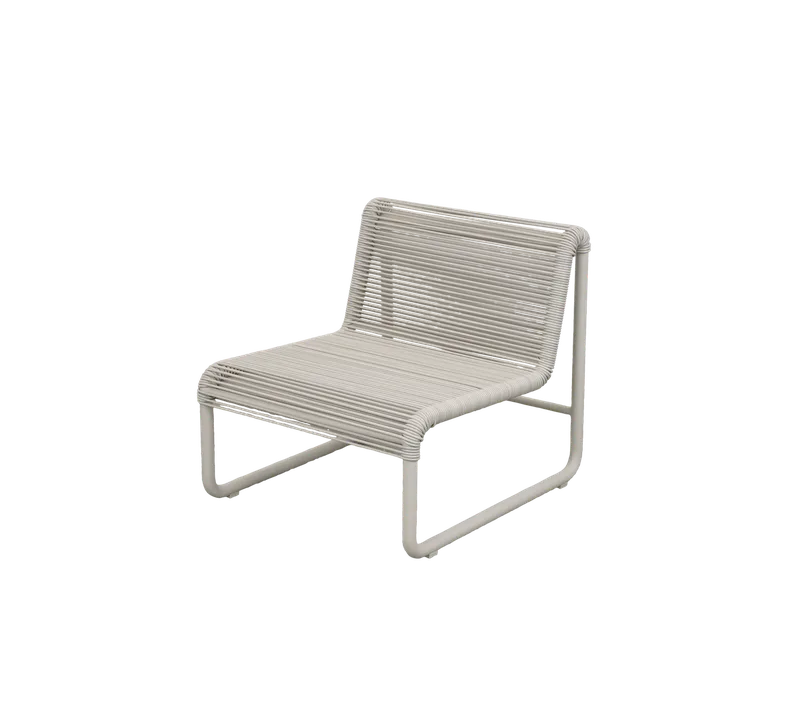 Al Dente lounge chair de Cane-line en Sand small round core Weave w/sand aluminium, Aucun – photo du produit