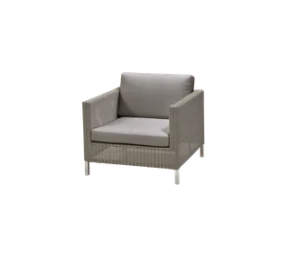 Connect lounge chair, Cushion set de Cane-line en Taupe, Natté w/QuickDry & Airflow – photo du produit 1 sur 2