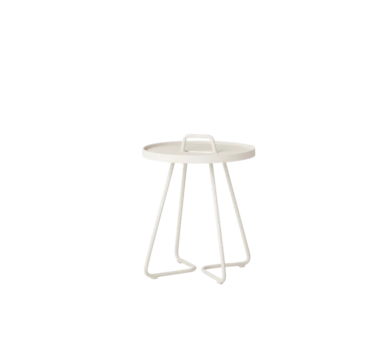 On-the-move side table, mini de Cane-line en Sand, Aluminium – photo du produit