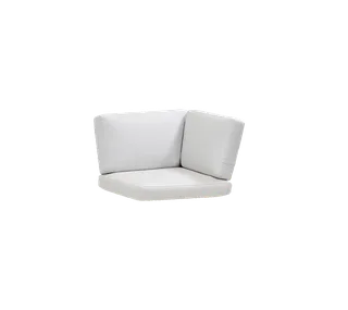 Connect corner module, Cushion set von Cane-line in White, Natté w/QuickDry & Airflow – Produktfoto 2 von 2