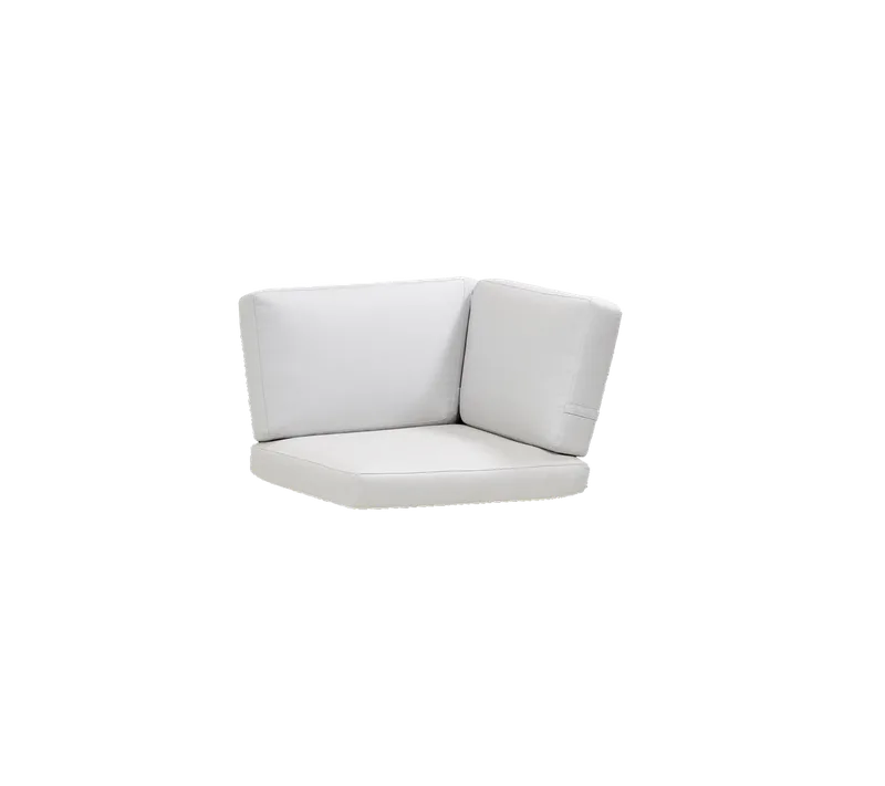 Connect corner module, Cushion set von Cane-line in White, Natté w/QuickDry & Airflow – Produktfoto 2 von 2