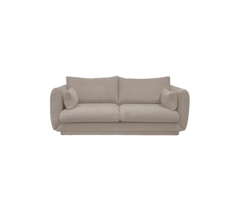 Bloom 2-seater sofa w/plinth by Cane-line in Light brown, Prosecco – product photo