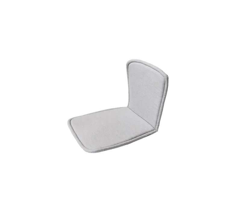 Moments chair, stackable, Cushion de Cane-line en Light grey, Natté seat/back – photo du produit