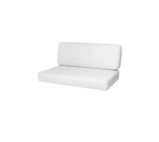 Savannah single seater module, Cushion set by Cane-line in White, Natté w/QuickDry & Airflow – product photo 2 of 2
