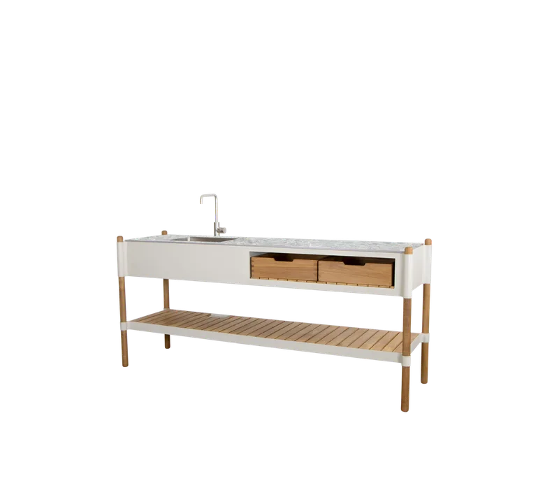 Sticks kitchen by Cane-line in Multi colour, ceramic, None, Teak 2 pcs – product photo