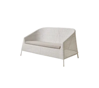 Kingston 2-seater sofa by Cane-line in Sand, small round Weave, Sand, Natté w/QuickDry & Airflow – product photo 2 of 2