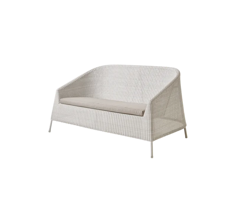 Kingston 2-seater sofa by Cane-line in Sand, small round Weave, Sand, Natté w/QuickDry & Airflow – product photo 2 of 2