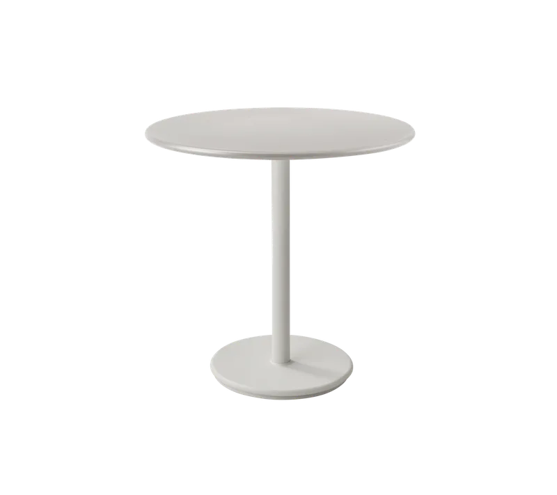 Go café table dia. 80 cm by Cane-line in Sand, Aluminium, Sand, Aluminium – product photo