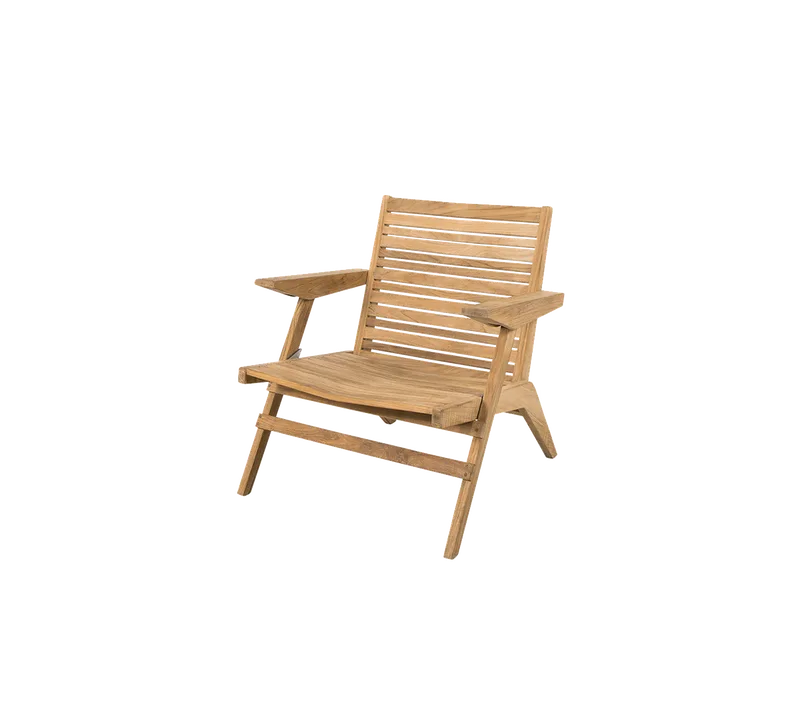 Flip lounge chair de Cane-line en Teak, Aucun – photo du produit