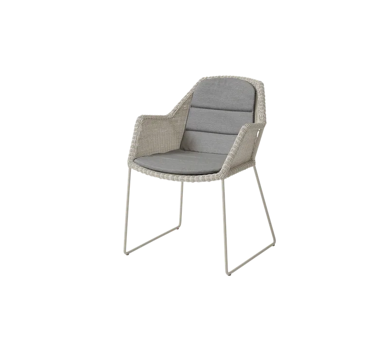 Breeze chair de Cane-line en Sand, small round Weave, Taupe, Natté – photo du produit