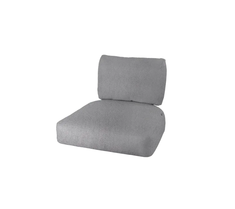 Nest lounge chair, Cushion set by Cane-line in Light grey, Ambience – product photo 2 of 2