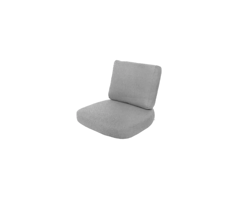 Moments lounge chair, Cushion set von Cane-line in Light grey, Essence – Produktfoto