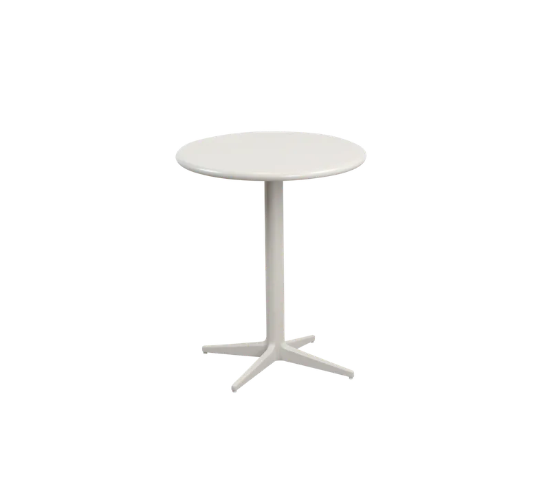 Drop café table dia. 45 cm de Cane-line en Sand, Aluminium, Sand, semi glossy aluminium – photo du produit 2 sur 2