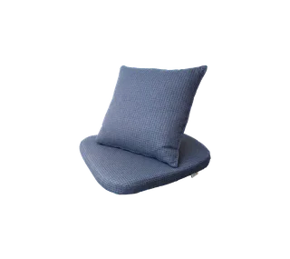 Moments chair, Cushion set de Cane-line en Blue, Link – photo du produit 2 sur 2