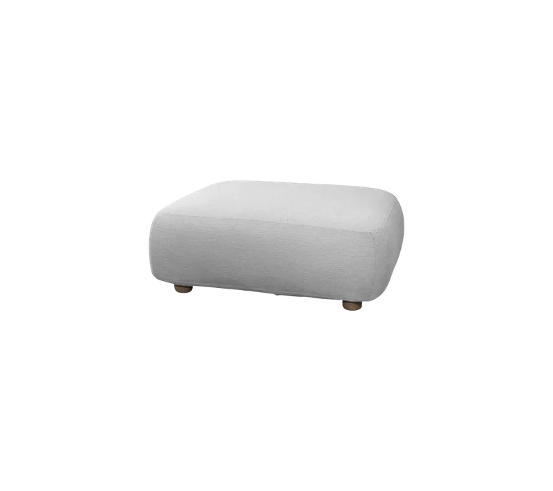 Capture pouf van Cane-line in Light grey, AirTouch w/QuickDry & Airflow – productfoto