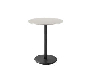 Go café table dia. 60 cm by Cane-line in Lava grey, aluminium, Sand, Aluminium – product photo 2 of 2