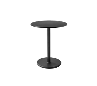 Go café table dia. 60 cm van Cane-line in Lava grey, aluminium, Lava grey, aluminium – productfoto 2 van 2