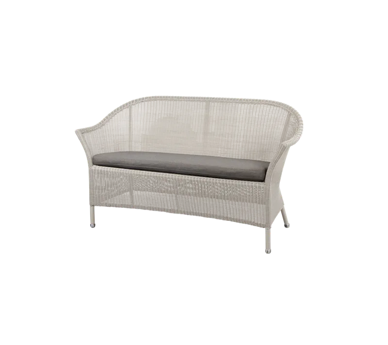 Lansing 2-seater sofa, Seat cushion van Cane-line in Taupe, Free – productfoto 1 van 2
