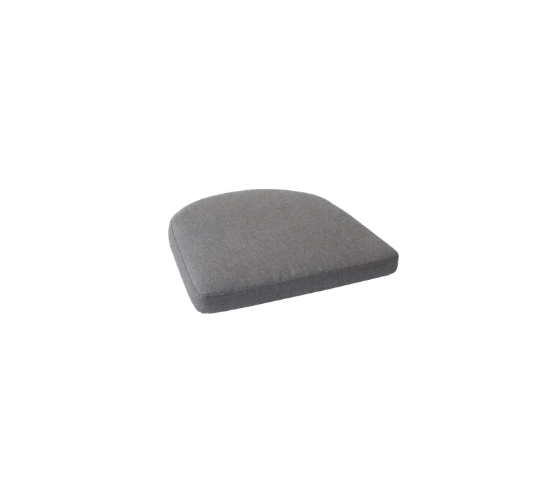 Kingston lounge chair, Cushion by Cane-line in Grey, Natté w/QuickDry & Airflow – product photo 2 of 2