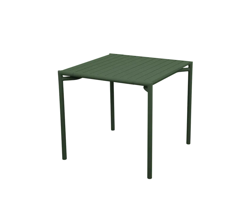 Bliss dining table de Cane-line en Dark green, aluminium – photo du produit
