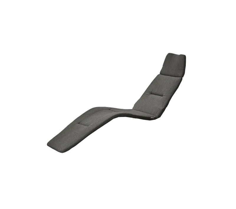 Sunrise sunchair, Cushion van Cane-line in Black, Natté w/QuickDry & Airflow – productfoto 3 van 3