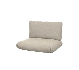 Sticks lounge chair, Cushion set by Cane-line in Desert sand, Rise w/QuickDry & Airflow – product photo 2 of 2