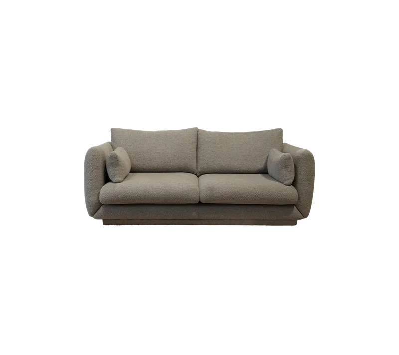 Bloom 2-seater sofa w/plinth by Cane-line in Taupe, Flair/Kimi – product photo