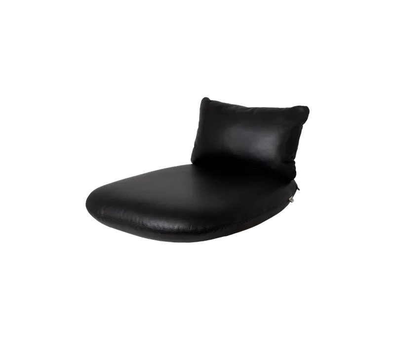 Peacock lounge chair, Cushion set by Cane-line in Black, leather – product photo 2 of 2