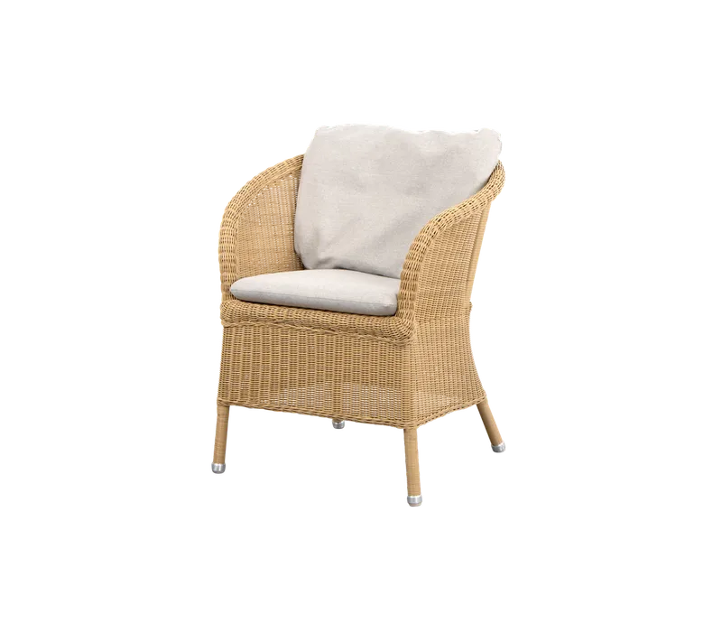 Derby chair by Cane-line in Natural, large round Weave, Sand, Natté, Sand, Natté – product photo