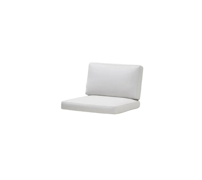 Connect single module, Cushion set by Cane-line in White, Natté w/QuickDry & Airflow – product photo 2 of 2
