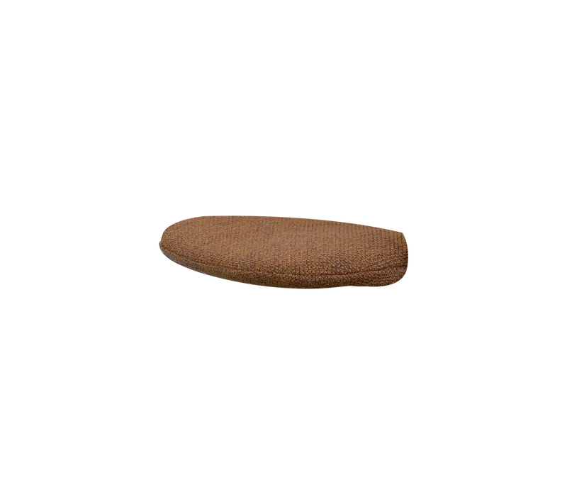 Choice chair seat cushion, outdoor von Cane-line in Umber brown, Rise w/QuickDry & Airflow – Produktfoto