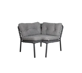 Ocean corner module, Cushion set by Cane-line in Dark grey, Wove w/QuickDry & Airflow – product photo 1 of 2