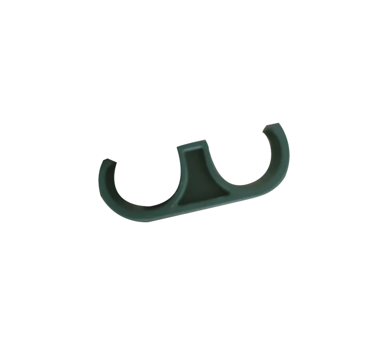 Al Dente lounge chair connection bracket set by Cane-line in Dark green, polymer – product photo
