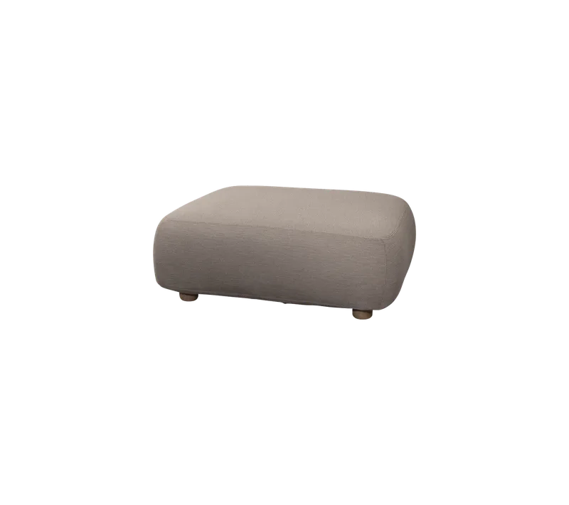 Capture pouf by Cane-line in Taupe, AirTouch w/QuickDry & Airflow – product photo