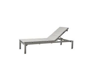 Relax sunbed, Cushion van Cane-line in Grey, Natté w/QuickDry & Airflow – productfoto 1 van 2