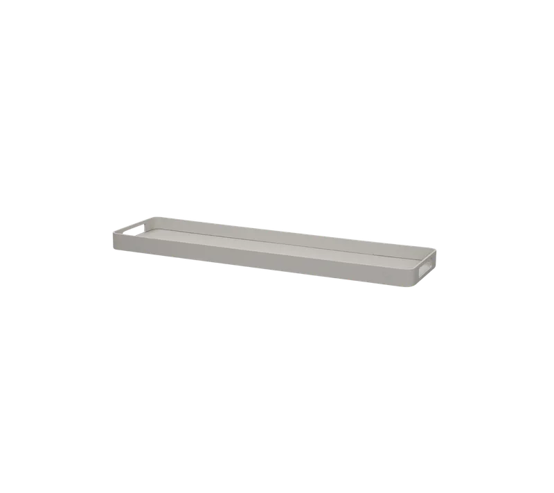 Club tray rect. large by Cane-line in Sand, Aluminium – product photo