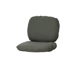 Hive chair, Cushion set by Cane-line in Light green, Link w/QuickDry & Airflow – product photo 2 of 2