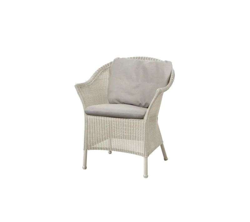 Lansing chair by Cane-line in Sand, small round Weave, Sand, Natté, Sand, Natté – product photo