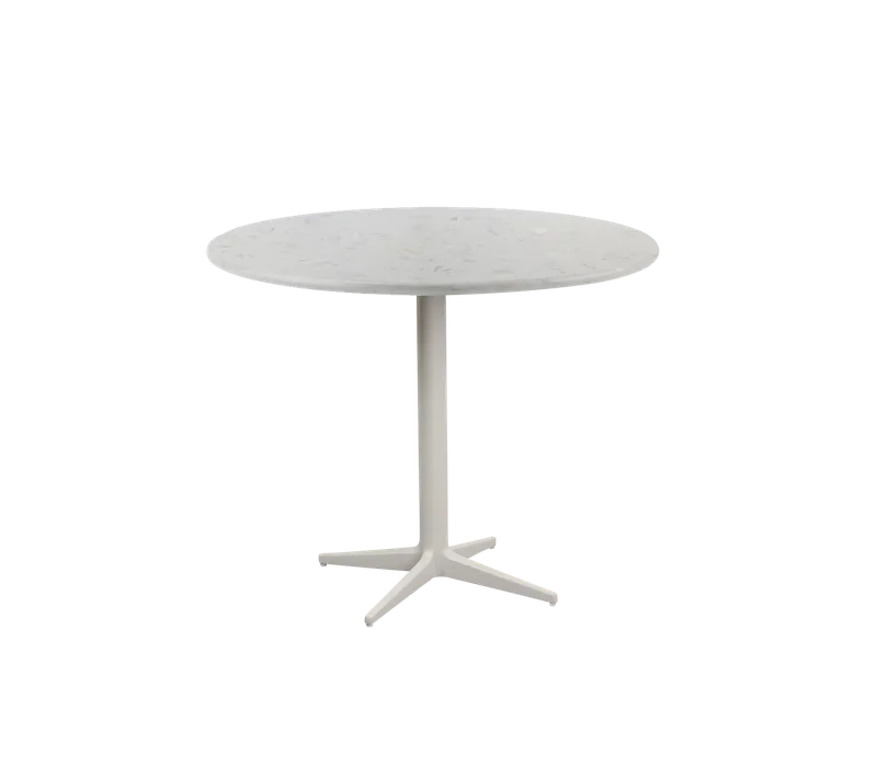 Drop café table dia. 80 cm de Cane-line en Sand, Aluminium, Sand multi colour, HI-Core – photo du produit