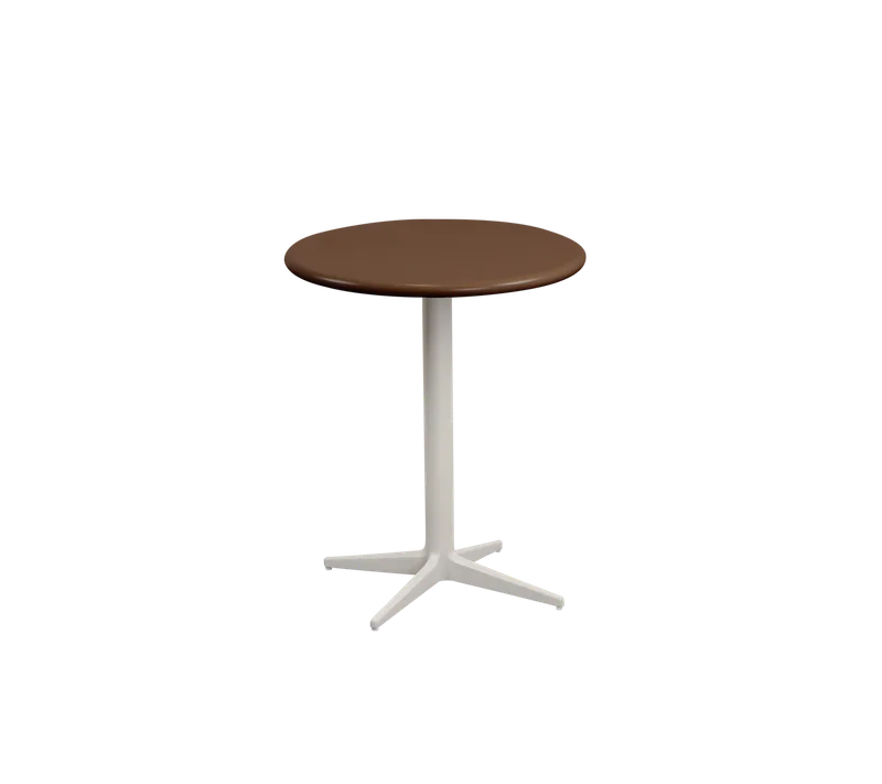 Drop café table dia. 45 cm van Cane-line in Sand, Aluminium, Desert red, semi glossy aluminium – productfoto 2 van 2
