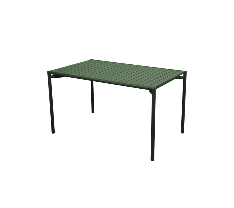 Bliss dining table rectangular de Cane-line en Dark green, aluminium – photo du produit