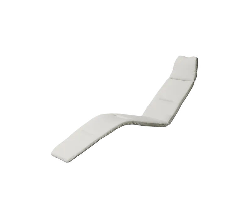 Sunrise sunchair, Cushion van Cane-line in White, Natté w/QuickDry & Airflow – productfoto 3 van 3