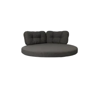 Ocean large daybed, Cushion set von Cane-line in Dark grey, Wove w/QuickDry & Airflow – Produktfoto 2 von 2