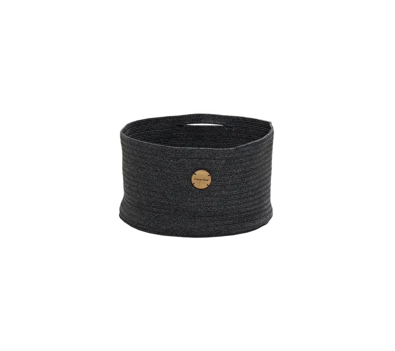 Soft Rope basket medium by Cane-line in Dark grey, string Soft Rope – product photo